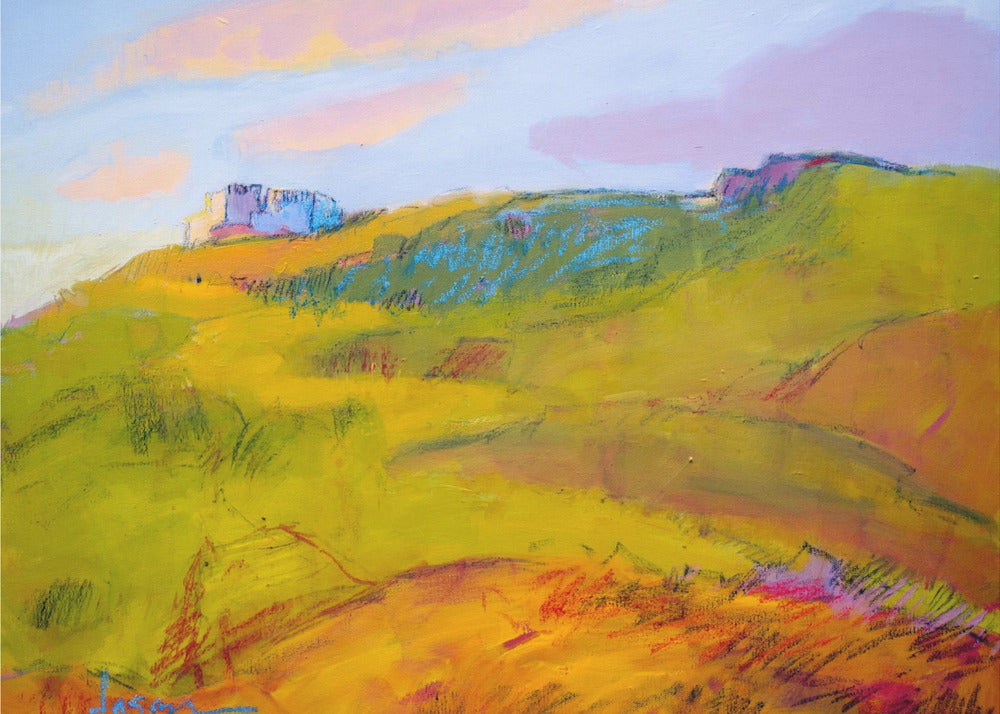 Vibrant Hillside Dream | Canvas