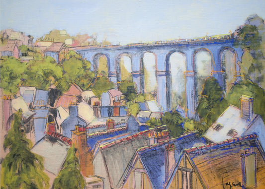 Village Rooftops | Poster