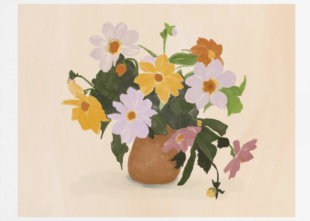 Pandcsummerflowers Copy | Canvas