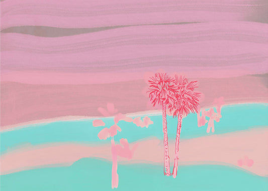 Beach Sundown In Sicily | Poster