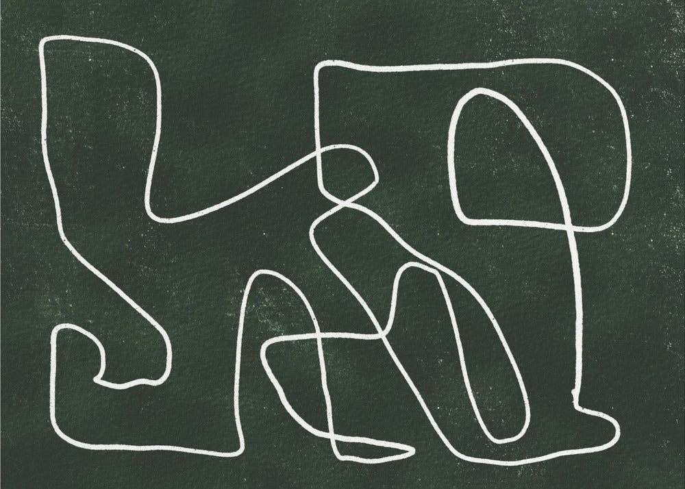 Green scribble | Poster