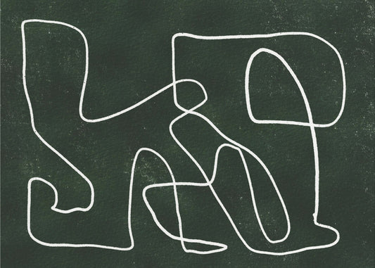 Green scribble | Poster