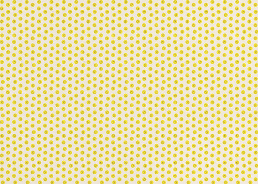 Yellow Smileys (pattern design) | Poster