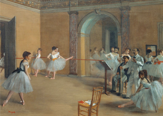 The Dance Foyer At the Opera On the Rue Le Peletier | Poster
