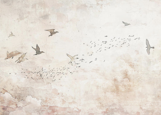 Bird Birds Animal Vintage Art Illustration Wallart 21 | Canvas