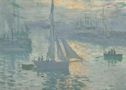 Sunrise (1873) By Claude Monet | Poster
