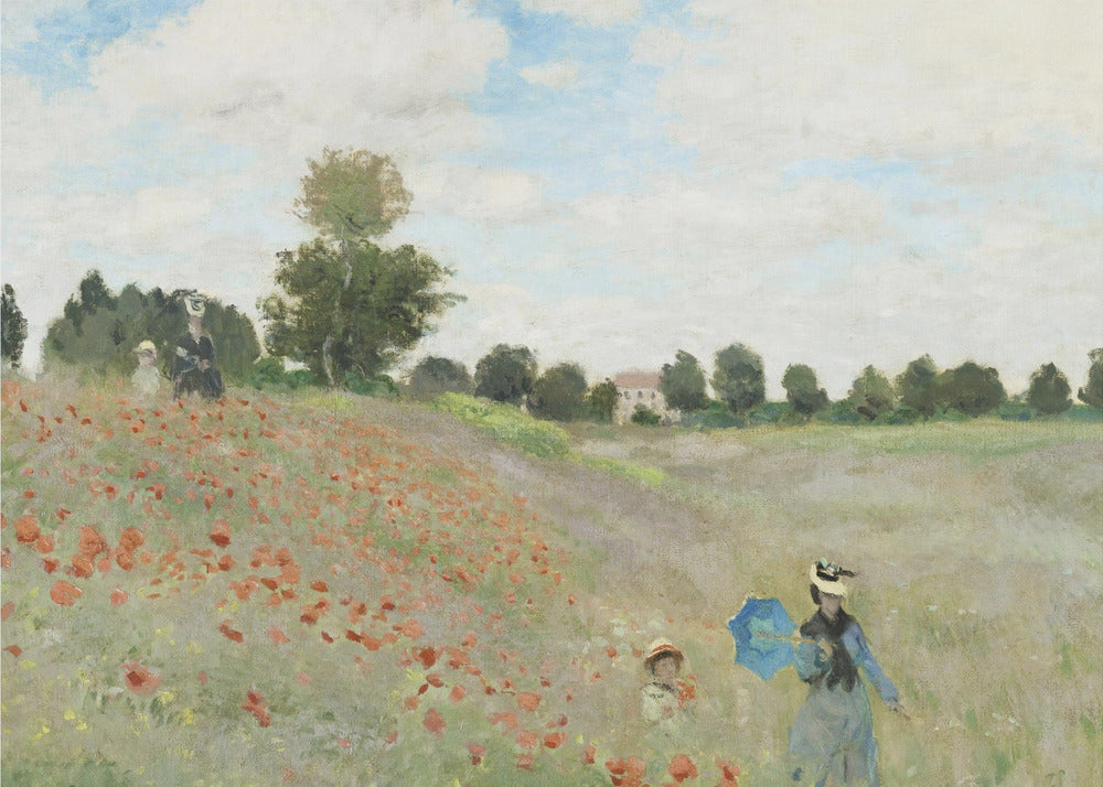 Poppy Field Near Argenteuil (1873) | Canvas