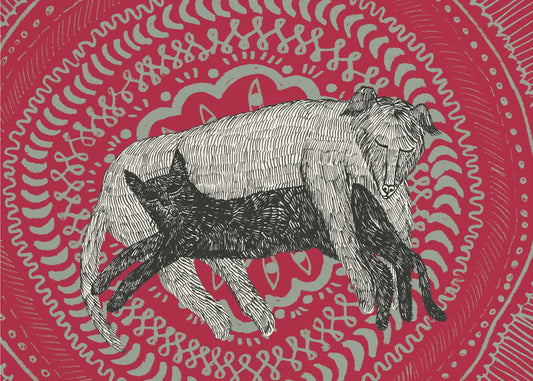 The Cat and The Dog | Canvas