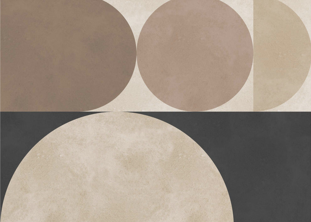 Brown geometry 5 | Canvas