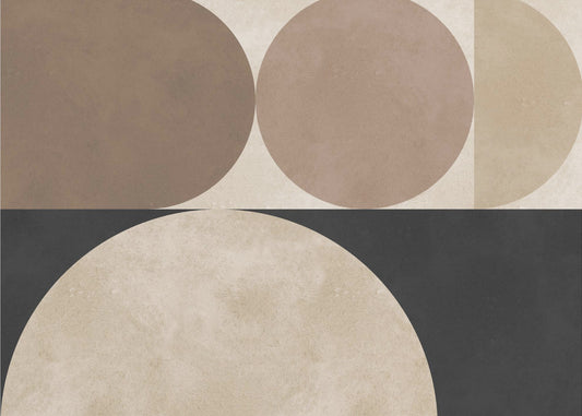 Brown geometry 5 | Canvas