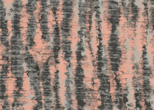 Coral Stripes | Canvas