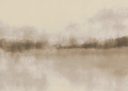 Abstract Landscape in neutral browns | Poster