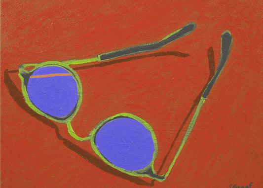 Sunglasses On Red | Poster