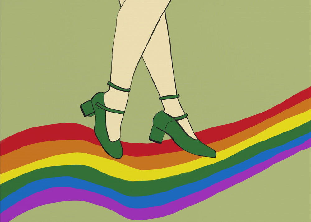 Rainbow Walk | Canvas