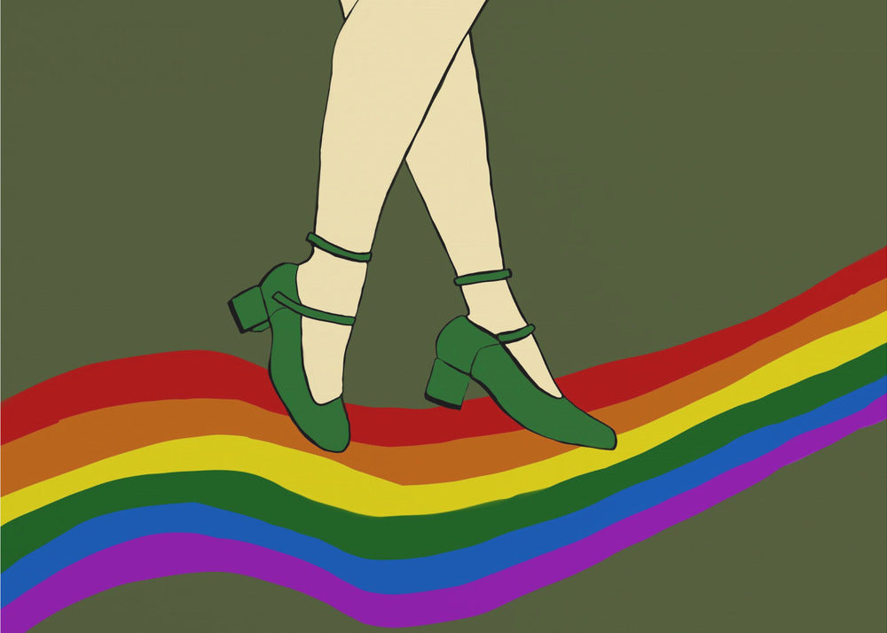 Rainbow Walk | Canvas