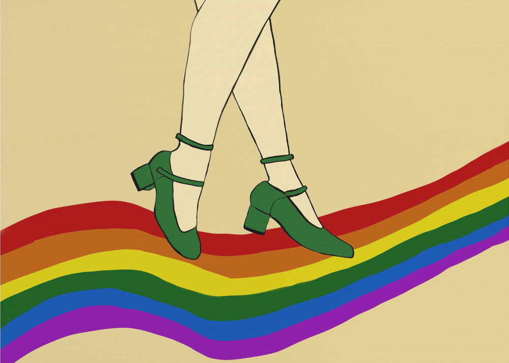 Rainbow Walk | Canvas