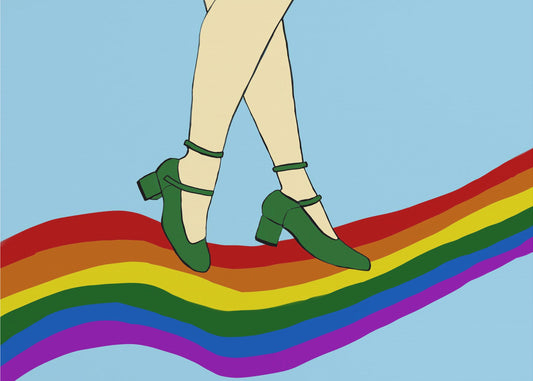 Rainbow Walk | Canvas