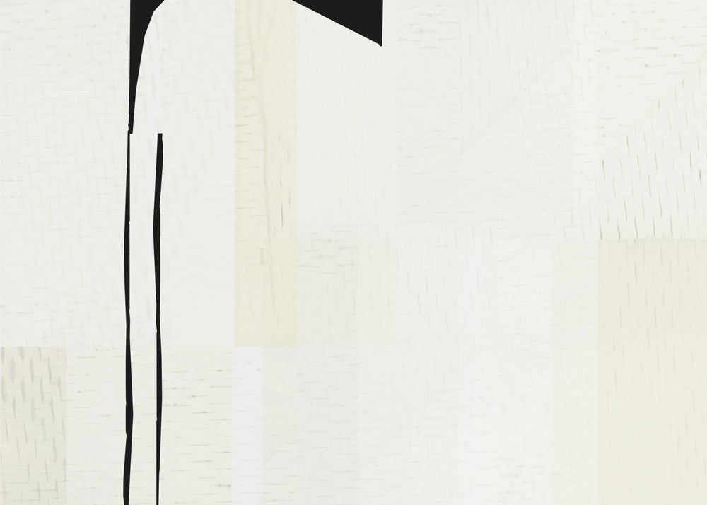 White Woven Art 1 | Poster
