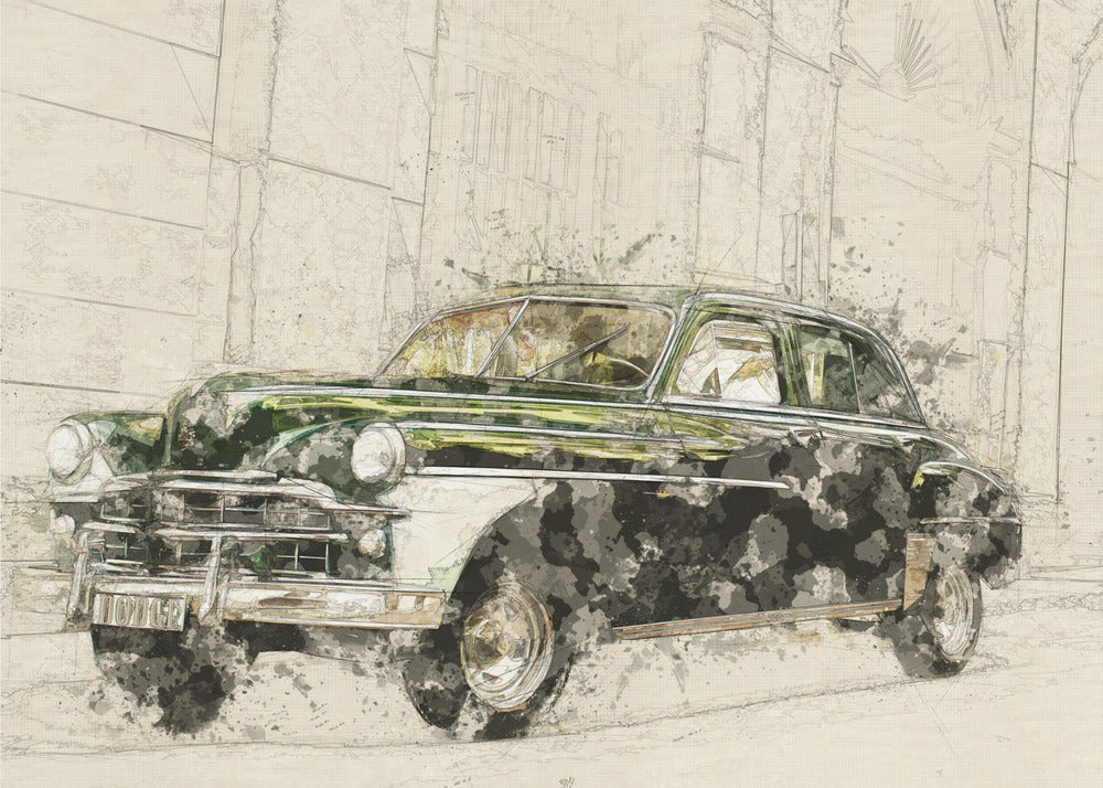 Retro Car | Poster
