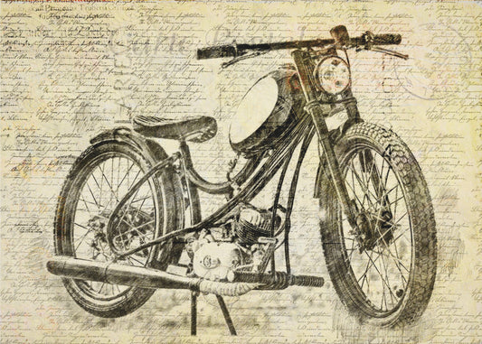 old motor cycle | Poster