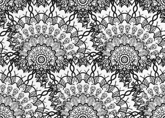 Abstract Mandala Line Art | Canvas