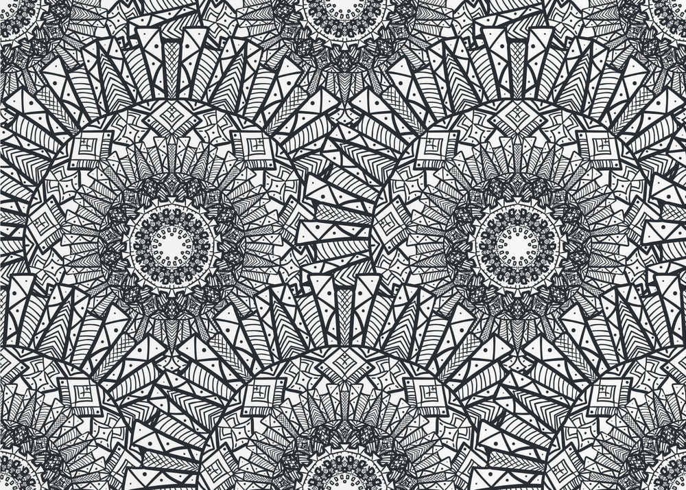 Abstract Mandala Line Art | Poster