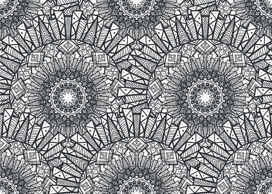 Abstract Mandala Line Art | Poster