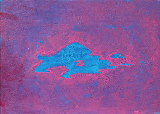 Uap Cyan, Magenta Sky | Canvas