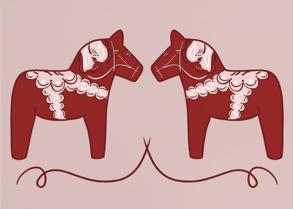 Nordic Horses Twins | Poster