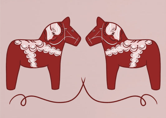 Nordic Horses Twins | Poster