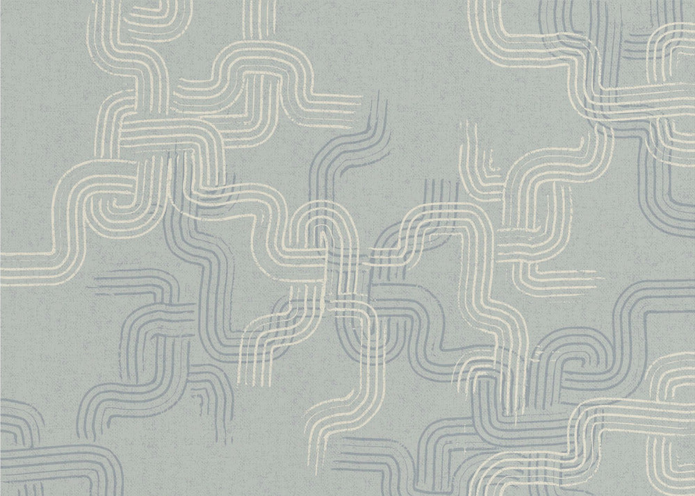 calming essentials traces concrete blue | Poster