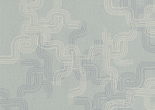 calming essentials traces concrete blue | Poster