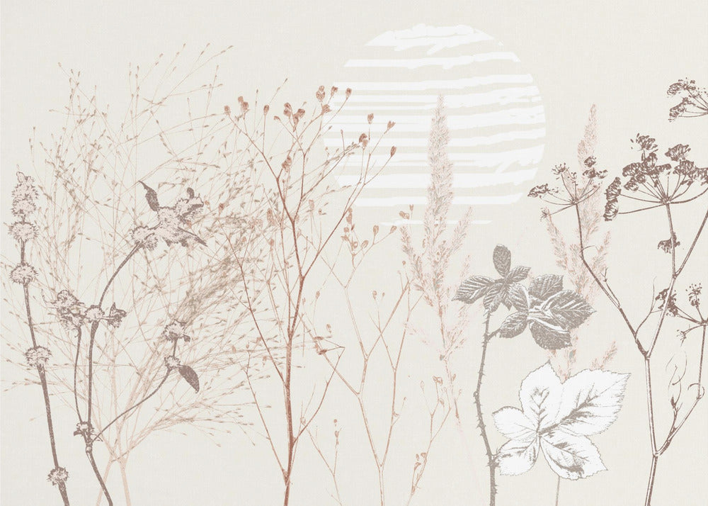 Plant based calming atmosphere earthy tones | Canvas