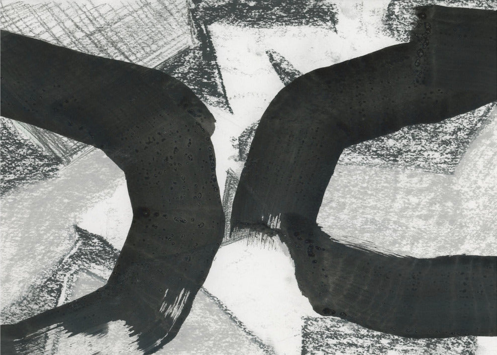 Black Texture Meeting 1 | Canvas