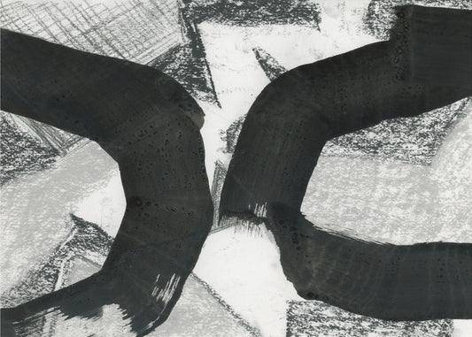 Black Texture Meeting 1 | Canvas