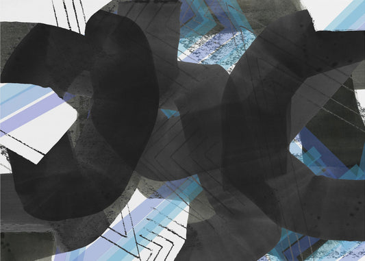 Black Texture Meeting 5 | Canvas