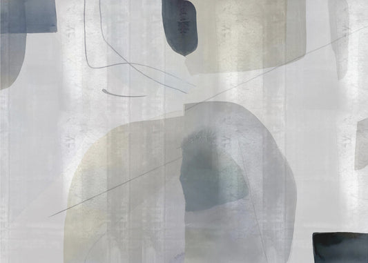 Soft Abstract Shapes 1 | Canvas