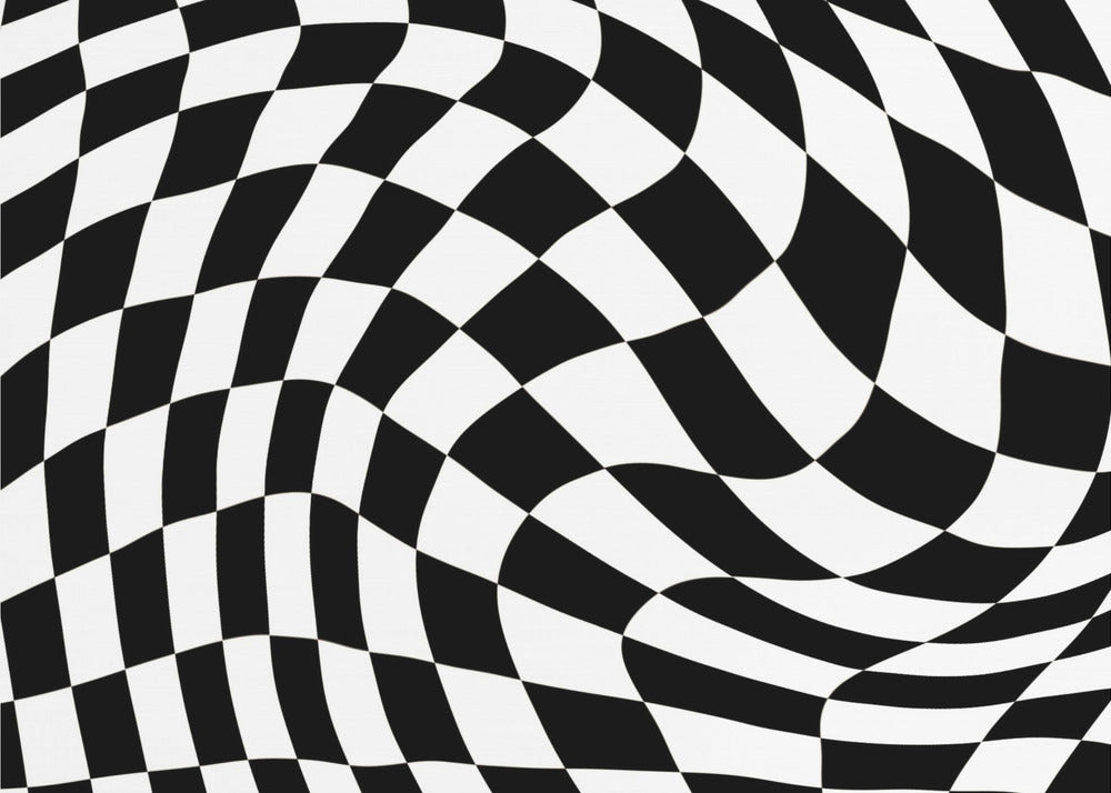 Checkerboard black and white | Canvas