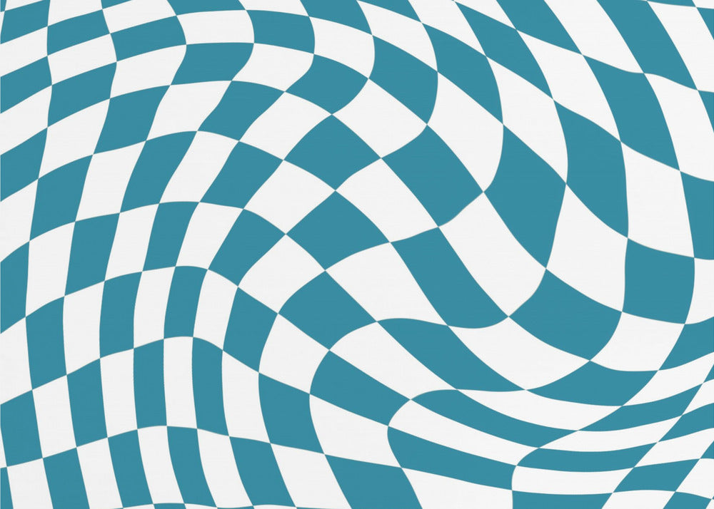 Blue Checkerboard | Poster