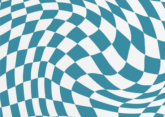 Blue Checkerboard | Canvas