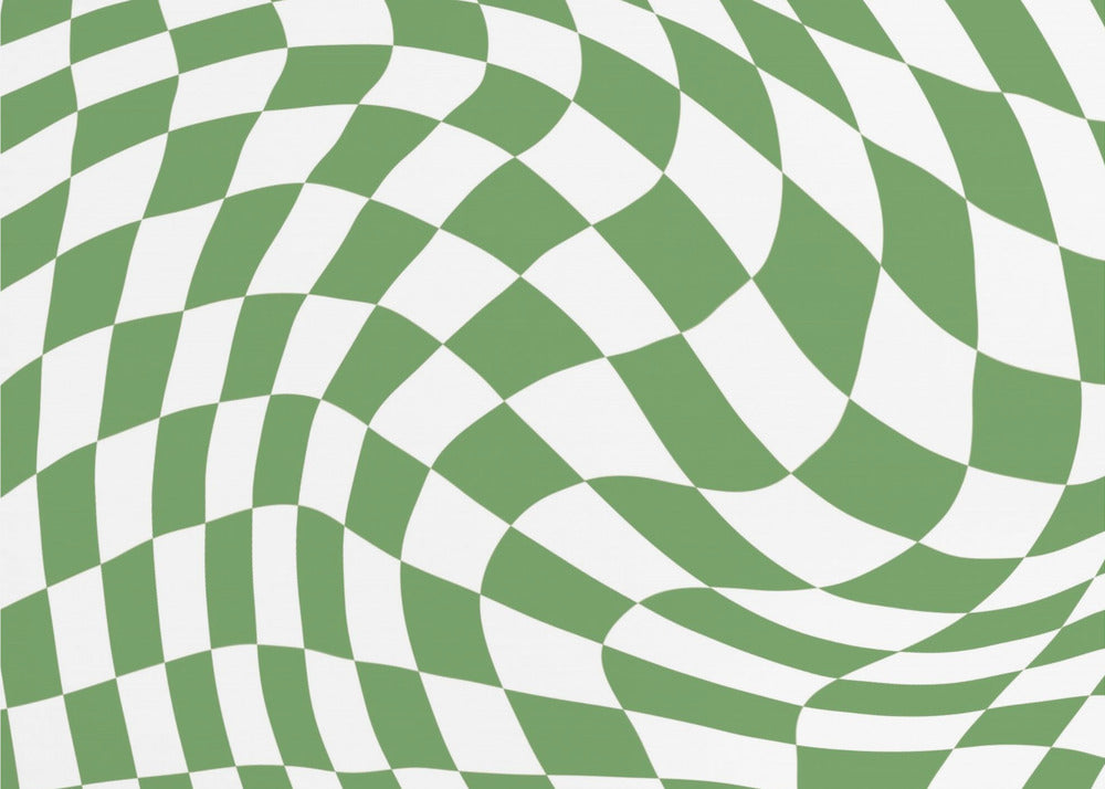 Green Checkerboard | Poster