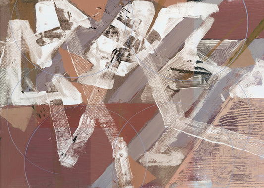 Abstract Circles and Textures 2 | Poster