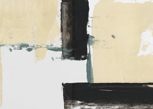 Neutral &amp; Black Art Print No 1 | Poster