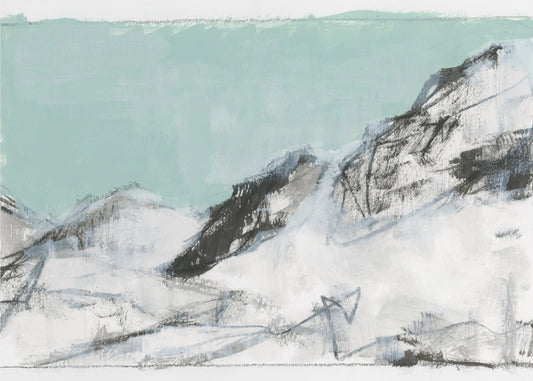 White Mountains Print No1 | Canvas
