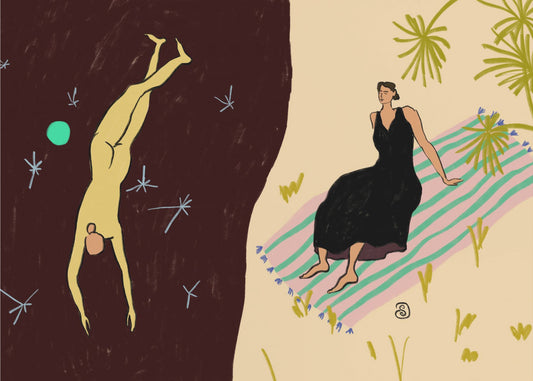 Diving Figure | Canvas