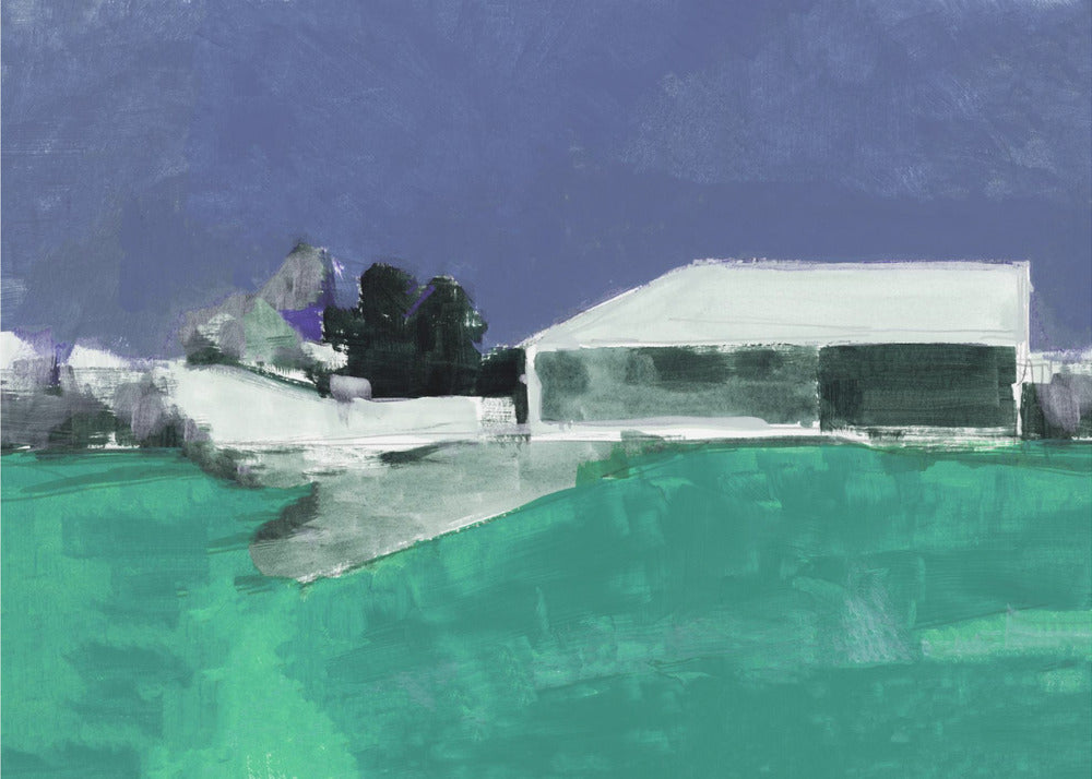 Modern Farm House No 1 | Canvas