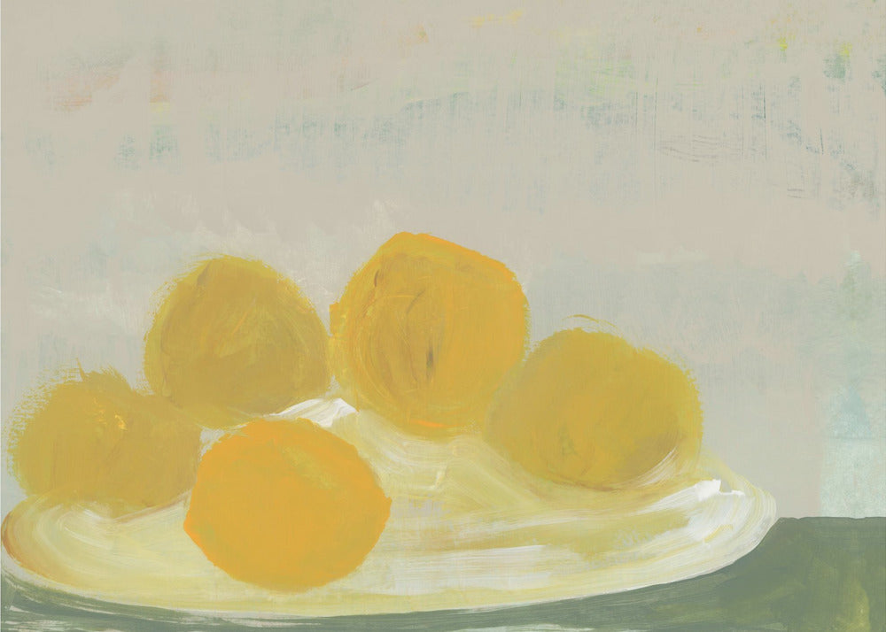 Limoni sul piatto No 1 | Poster