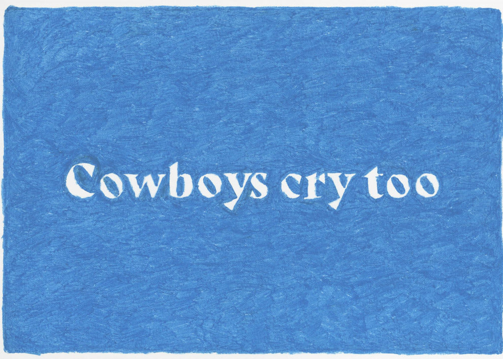 Cowboys Cry Too 2 | Canvas