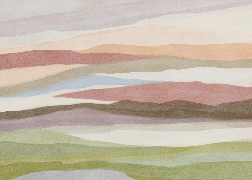 Abstract watercolor landscape | Canvas