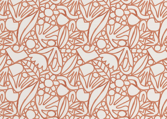 Floral Harmony | Wallpaper